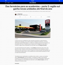 Coluna Felipe Godoy 29.07.2026 - Expansão de Academias