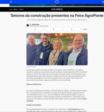 Coluna Felipe Godoy 05.08.2026 - AgroPonte e Construção Civil
