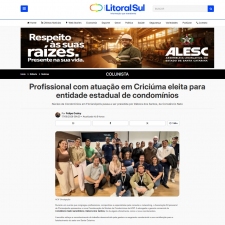 Coluna Felipe Godoy 17.06.2026 - Representante em Entidade Estadual de Condomínios