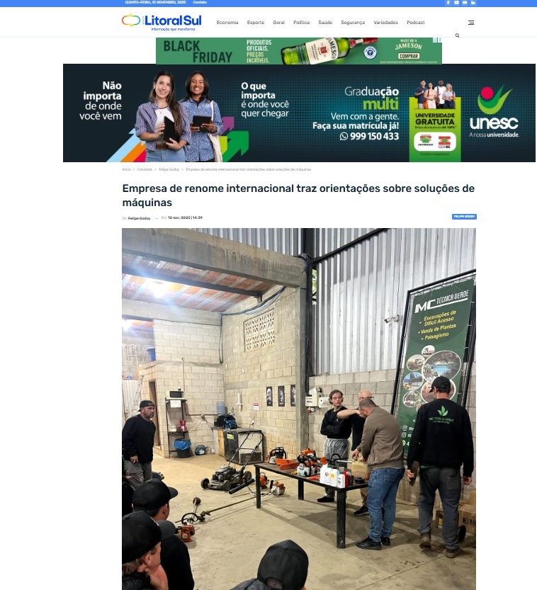 Coluna Felipe Godoy 12.11.2025 - Escavações e Paisagismo