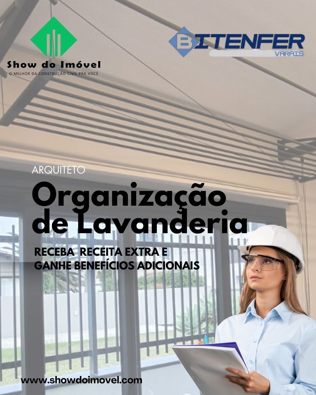 Lavanderias: Arquitetos com benefícios para especificar soluções