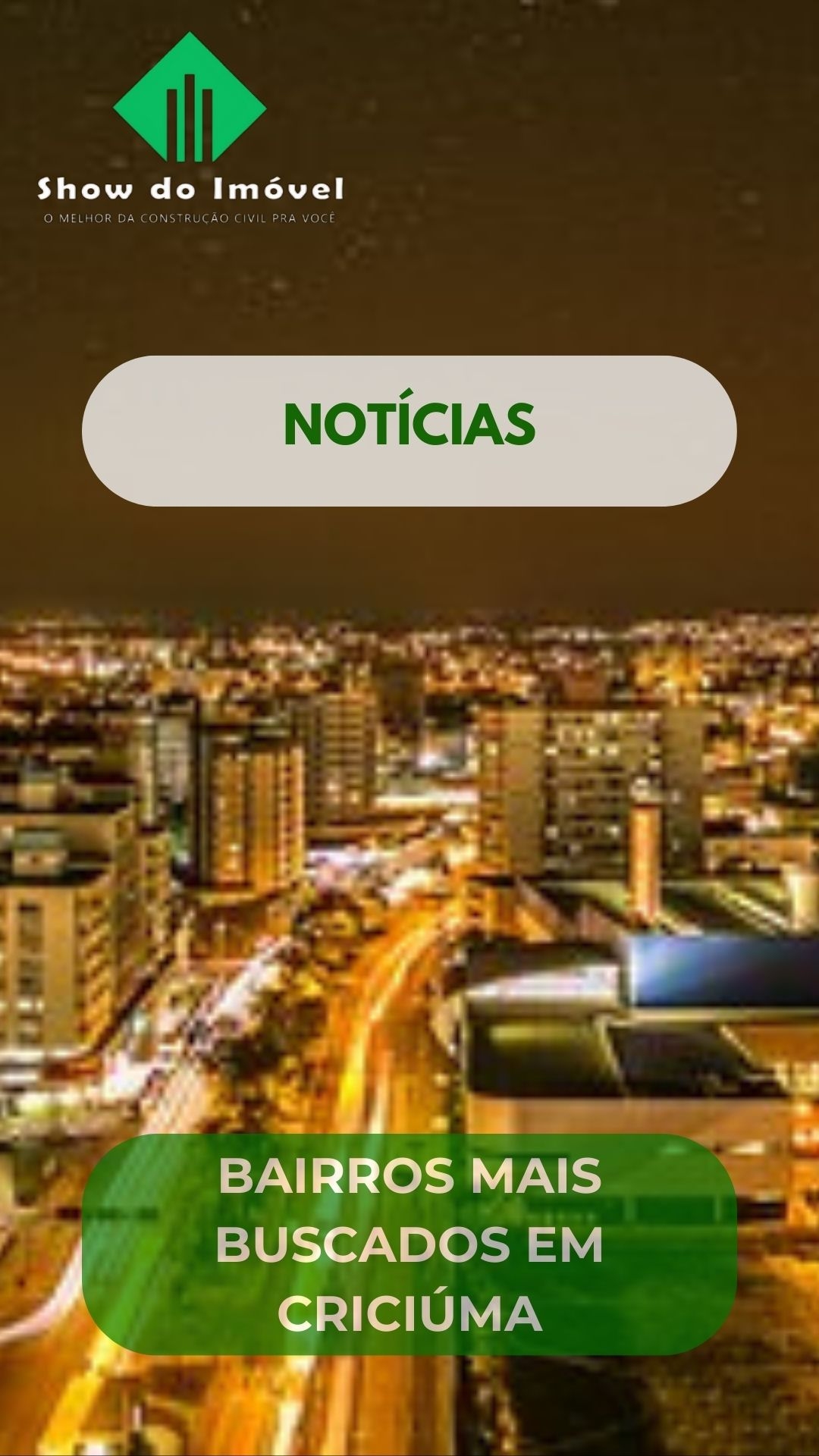 Viva Criciúma: melhores bairros para se viver e investir em Criciúma.