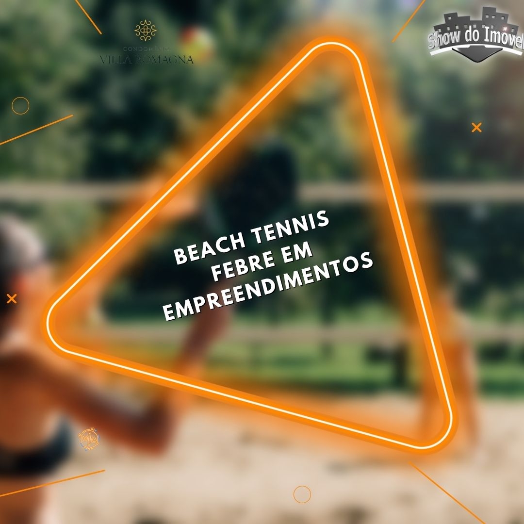 Beach tennis a nova febre em condomínios 