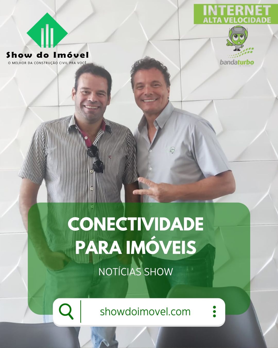 Quadro apresenta informações sobre conectividade para imóveis