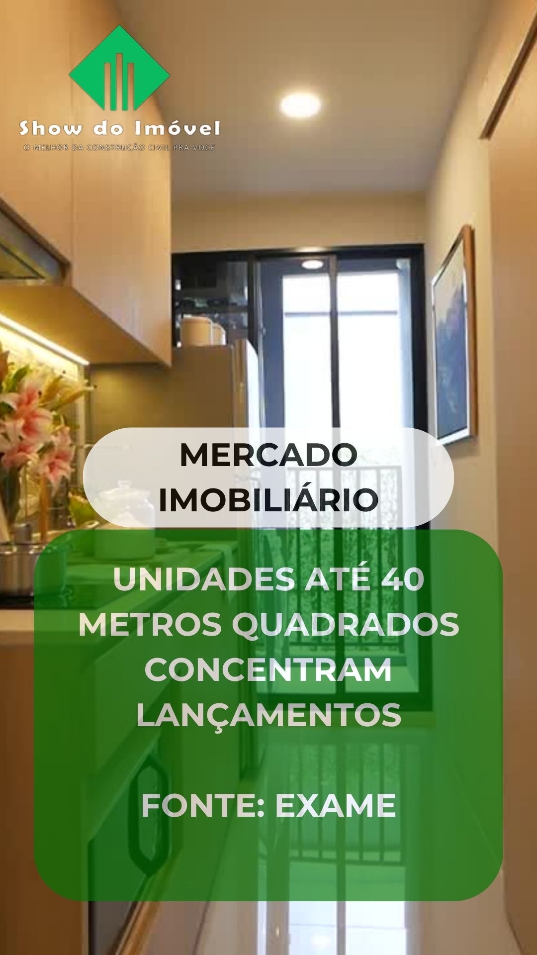 Mais de 40% dos lançamentos imobiliários têm até 40 metros quadrados